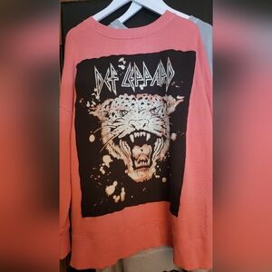 Def Leppard Graphic Sweatshirt Size XXXL